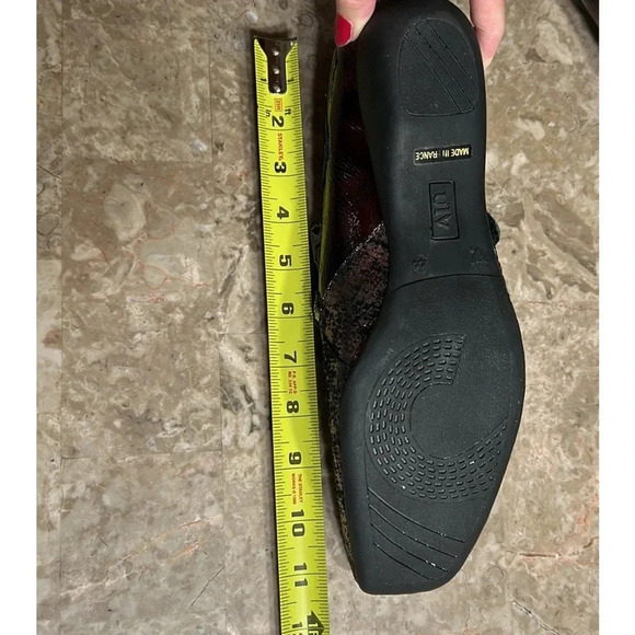 UTV  shoes,women, leather , size 11.5, burgundy ,Un tour en ville,multicolor,EC - Picture 16 of 16